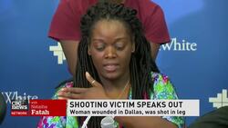 Emotional victim describes Dallas shooting News Clip