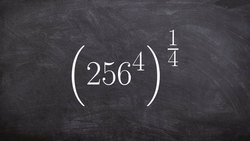 Applying the power rule to simplify an expression with a rational power Instructional Video