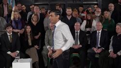 Sunak answers questions during PM connect event in Accrington News Clip