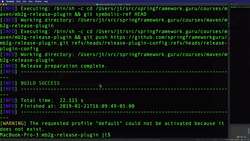 Apache Maven Beginner to Guru - Maven Release Rollback Instructional Video