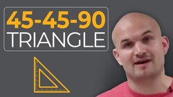 How do we determine the relationships of a 45 45 90 triangle Instructional Video