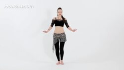 How to Do a Walking Shimmy Belly Dance Move Instructional Video