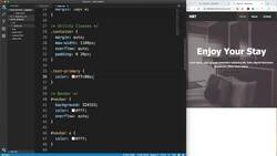 Modern HTML and CSS from the Beginning (Including Sass) - Showcase & Home Info Instructional Video