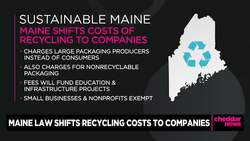 Maine Law Could Shift $17M in Recycling Costs to Businesses That Produce Waste News Clip