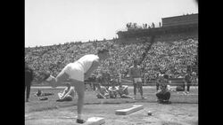 A.A.U. Track Championship upsets at Berkeley, California News Clip