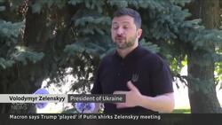 Macron says Putin played Trump if Zelenskyy meeting isn’t set soon News Clip