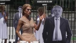 CLEAN : Marilyn Monroe drag queens call for presidents to act on climate change at Americas summit News Clip