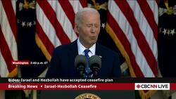 Biden announces ceasefire between Israel and Hezbollah News Clip