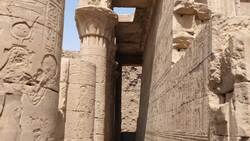 Egypt, Edfu Temple - Birthhouse Stock Footage