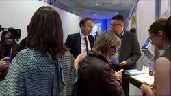 Matt Hancock at the Conservative Party conference News Clip