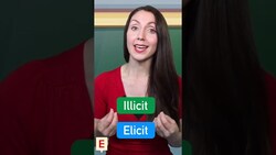 Illicit vs Elicit #shorts Instructional Video