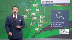 Storms taper overnight, pleasant Monday with highs near 80 for the Hudson Valley News Clip
