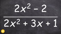 Simplify the rational expression and determine the excluded values Instructional Video