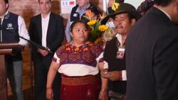 CLEAN : Indigenous migrant unjustly detained in Mexico for kidnapping returns to Guatemala News Clip