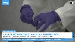New York, Arizona Lowering Age Eligibility For COVID Vaccines News Clip