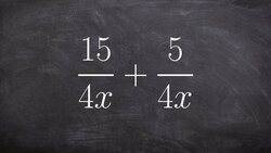 Combining rational expression with like denominators Instructional Video