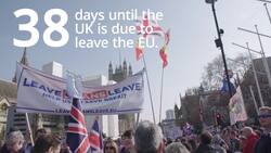 Countdown to Brexit: 38 days until Britain leaves the EU News Clip