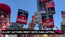A-List Actors Meet With SAG-AFTRA News Clip