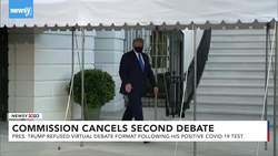 Debate Commission Cancels Second Presidential Debate News Clip