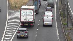 Slow traffic on M5 as holidaymakers start getaway News Clip