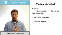 Marketing - What are statistics and how are they used Instructional Video