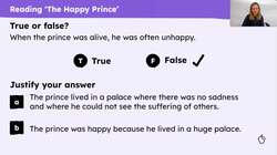 Engaging with the plot of 'The Happy Prince' Instructional Video