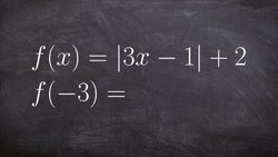 Learn how evaluate the an absolute value function Instructional Video