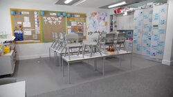 UK: Empty School during coronavirus epidemic lockdown. News Clip