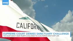 Supreme Court Denies Trump's Challenge To California Sanctuary Law News Clip