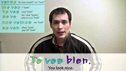 How to say "you look nice!" in Spanish (Día 37) Instructional Video