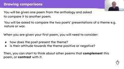 Comparing how poets explore the experience of war in the Eduqas anthology Instructional Video