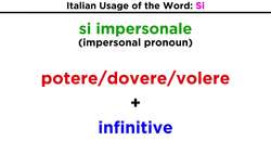 Italian Grammar: Si Impersonale Instructional Video