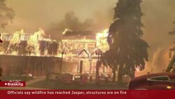 Officials say wildfire has reached Jasper, structures on fire News Clip