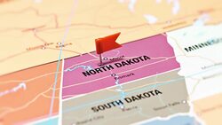 North Dakota from USA States Stock Footage