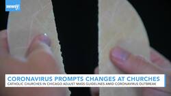 Coronavirus Outbreak Prompts Changes At Catholic Church Services News Clip