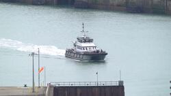 People believed to be migrants brought ashore in Dover News Clip