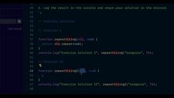 JavaScript Mastery from Zero to Hero - Prepare for Coding Interviews - Solution II - How to Repeat a String in JavaScript Instructional Video