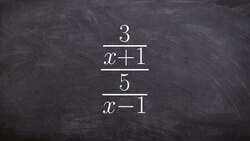 Learn step by step how to simplify a complex fraction Instructional Video