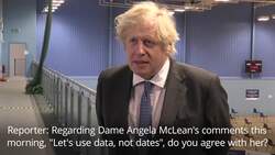 Boris Johnson warns of 'cautious' approach to easing lockdown News Clip