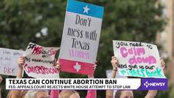 Court Again Lets Texas Continue Banning Most Abortions News Clip