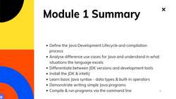 Fundamentals Of Object-Oriented Programming: Java and IntelliJ - Module 1 Summary Instructional Video