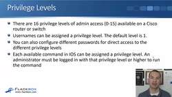 Cisco CCNA 200-301: The Complete Guide to Getting Certified - Usernames and Privilege Levels Instructional Video