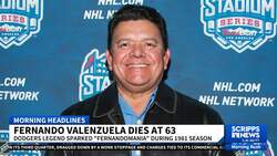 Legendary Dodgers pitcher Fernando Valenzuela dies at 63 News Clip