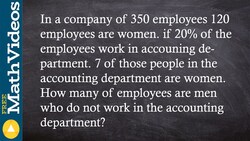 ACT SAT Prep determine the number of people from a whole group Instructional Video