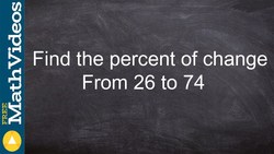 Percent of change Instructional Video