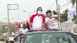 VOICED : Candidato peruano Lescano niega que su esposa chilena sea pariente de Pinochet News Clip