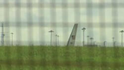 Air Force One taking off from Stansted Airport News Clip