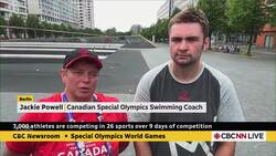 Canadian Special Olympic swimmer races to gold News Clip