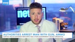 Man Arrested With Gun, Ammo And Non-Government Issued Credential News Clip