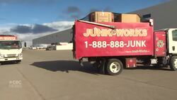 Junk removal company donates thousands of brand new clothing items from abandoned warehouse News Clip